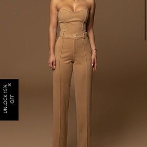 Straight leg pant trouser